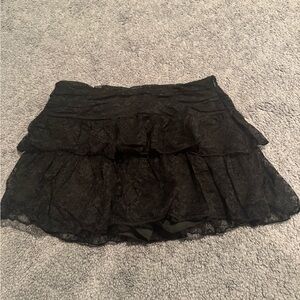 Black Lace Skirt